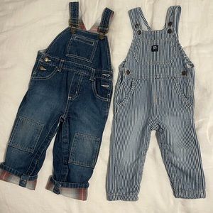 Gymboree and Baby b’gosh Overalls